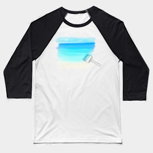 Painting Ocean Baseball T-Shirt